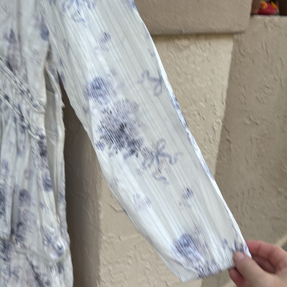 LoveShackFancy finch dress. Misty sea. NWT. Size 12. Beautiful dress. - Picture 7 of 14